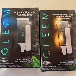 Gleem teeth whitening strips (2 packs)
